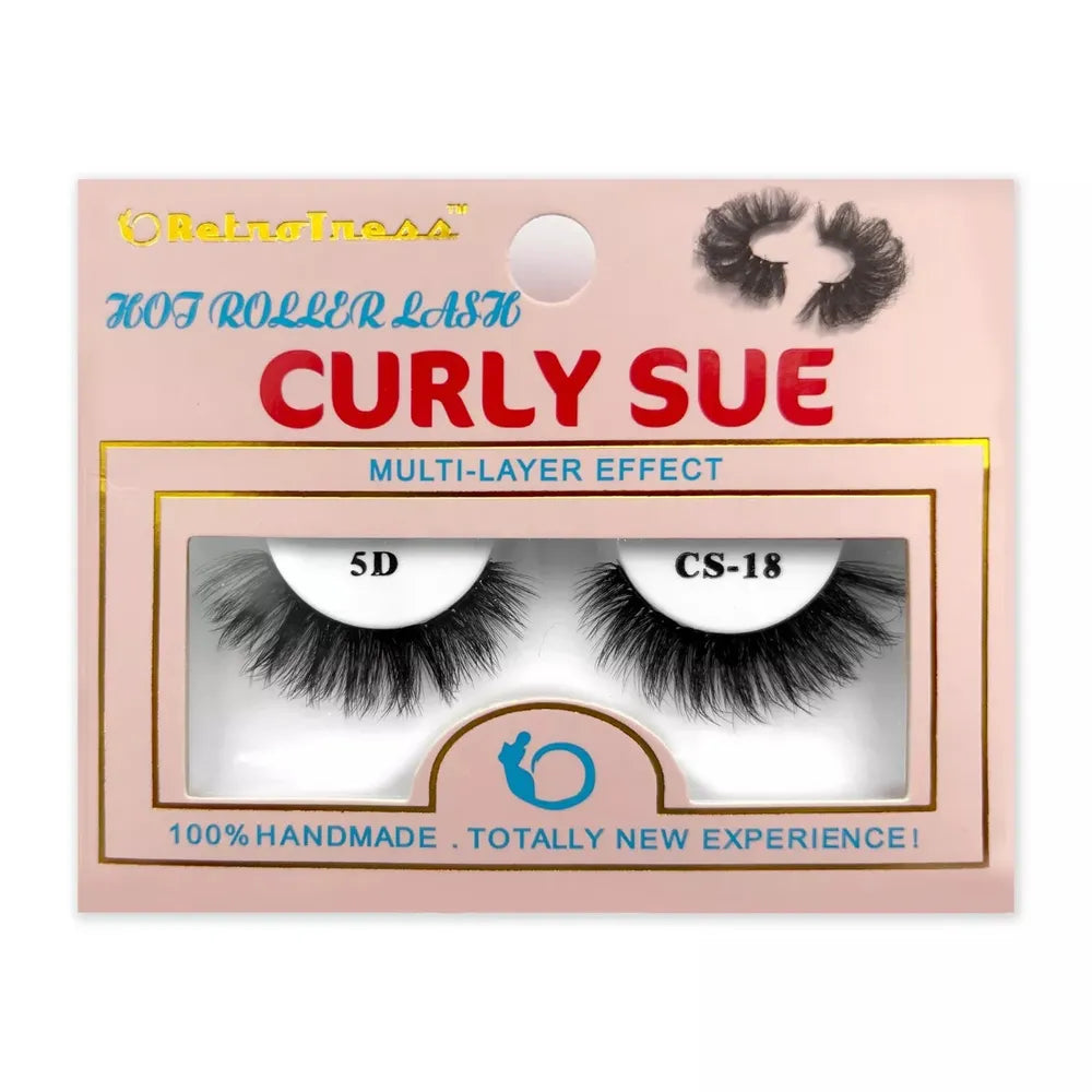 Retrotress Curly Sue Lashes – Hot Roller Lash Salon Extension Look | 100% Handmade | Available in Sizes #1 - #30 - Beauty Exchange Beauty Supply