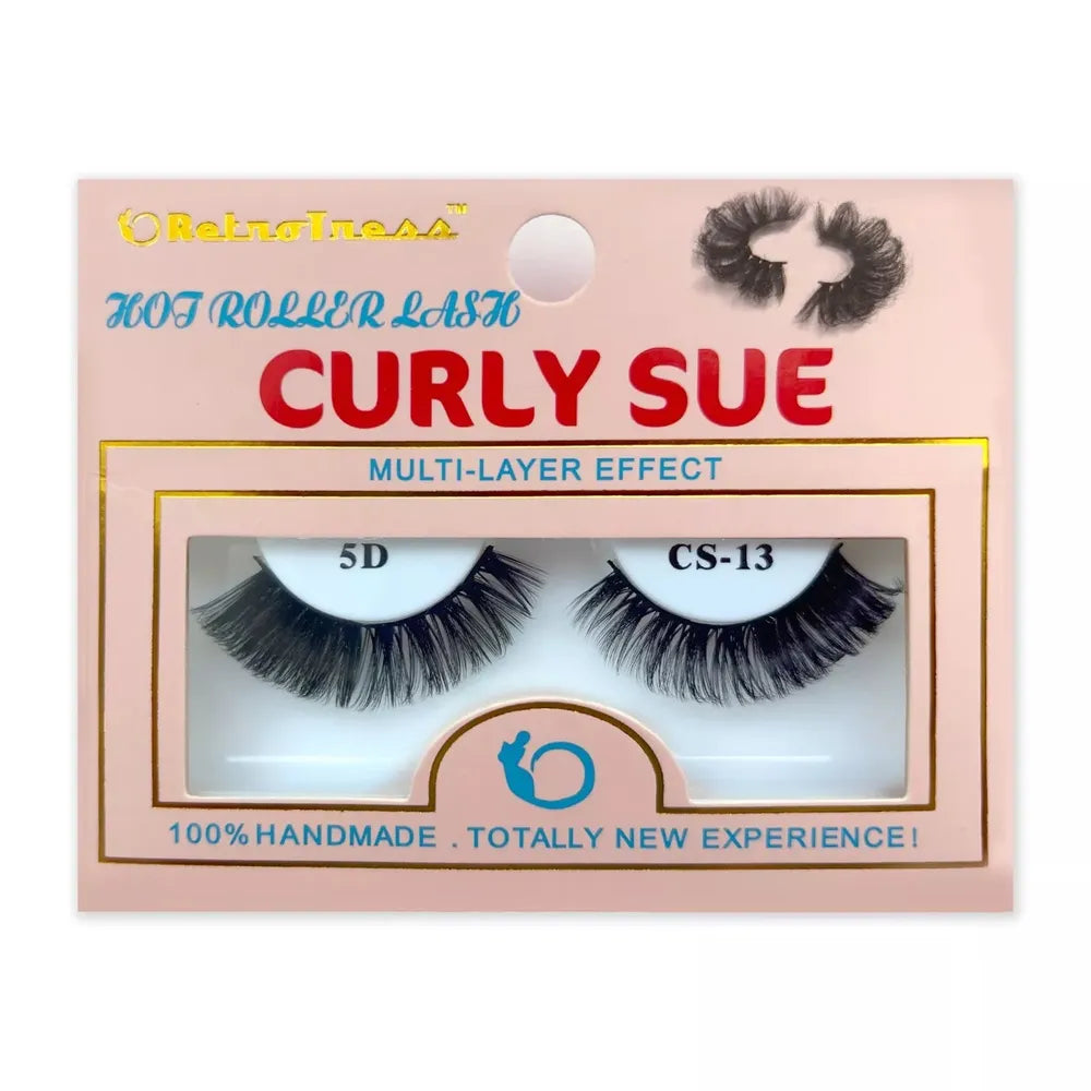 Retrotress Curly Sue Lashes – Hot Roller Lash Salon Extension Look | 100% Handmade | Available in Sizes #1 - #30 - Beauty Exchange Beauty Supply