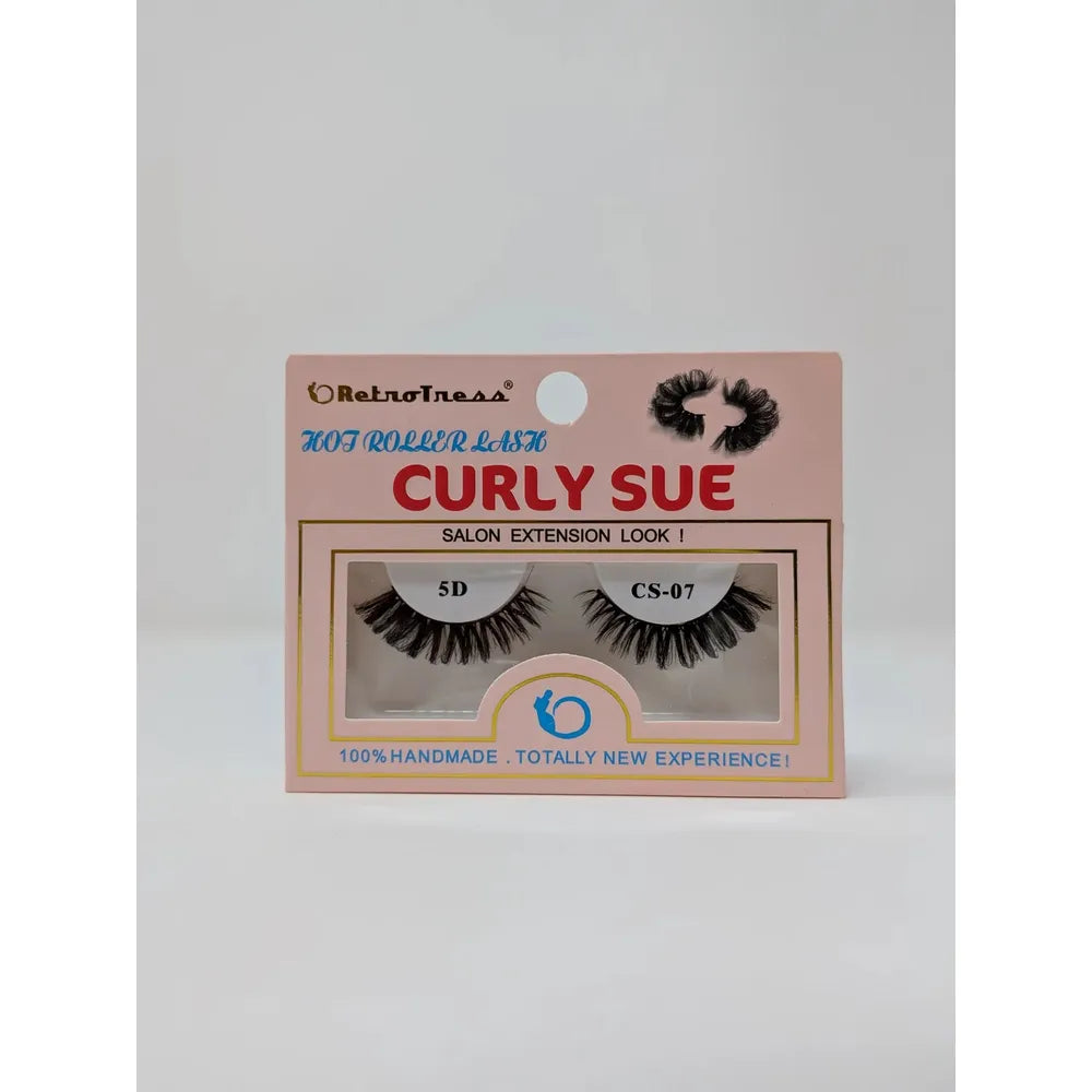 Retrotress Curly Sue Lashes – Hot Roller Lash Salon Extension Look | 100% Handmade | Available in Sizes #1 - #30 - Beauty Exchange Beauty Supply