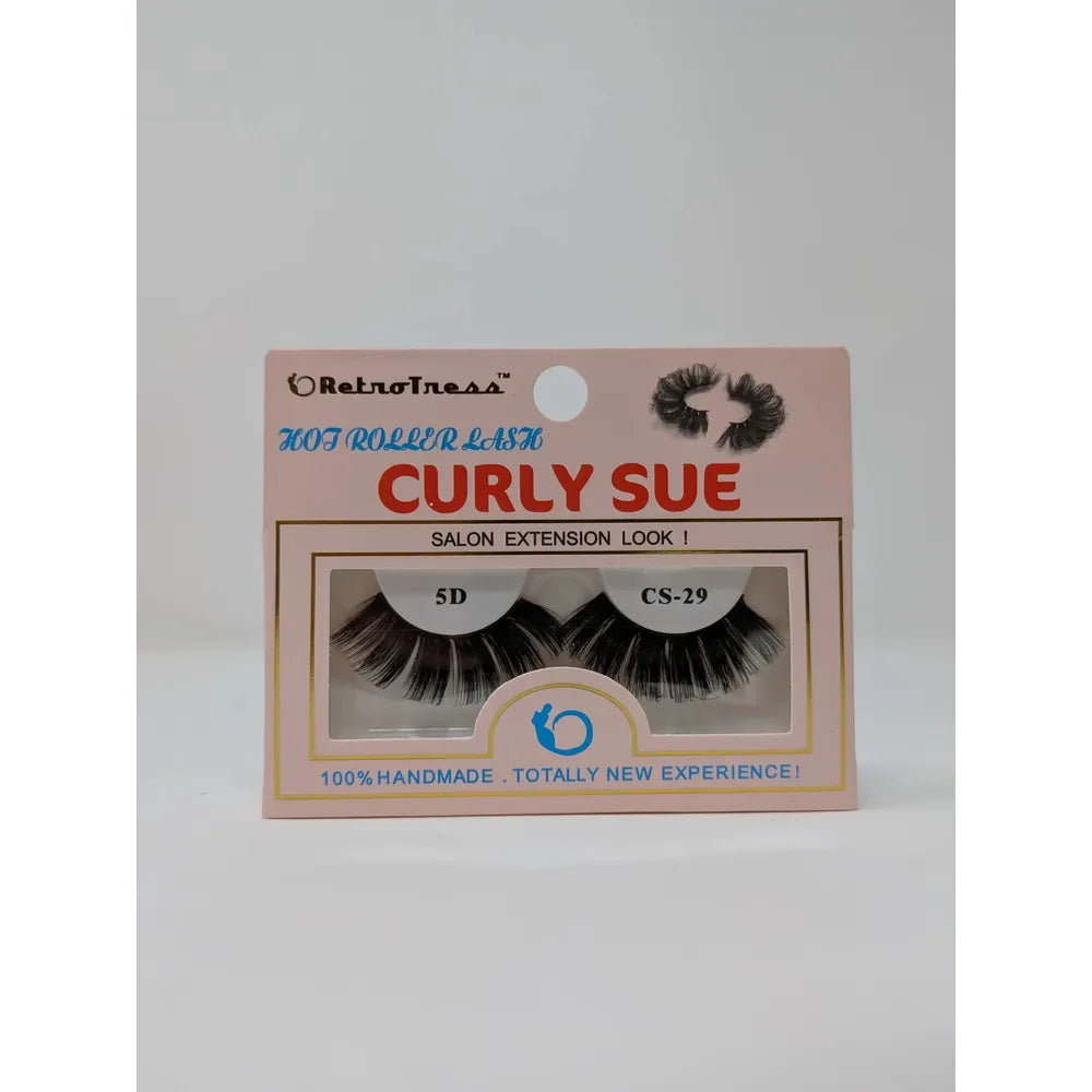 Retrotress Curly Sue Lashes – Hot Roller Lash Salon Extension Look | 100% Handmade | Available in Sizes #1 - #30 - Beauty Exchange Beauty Supply