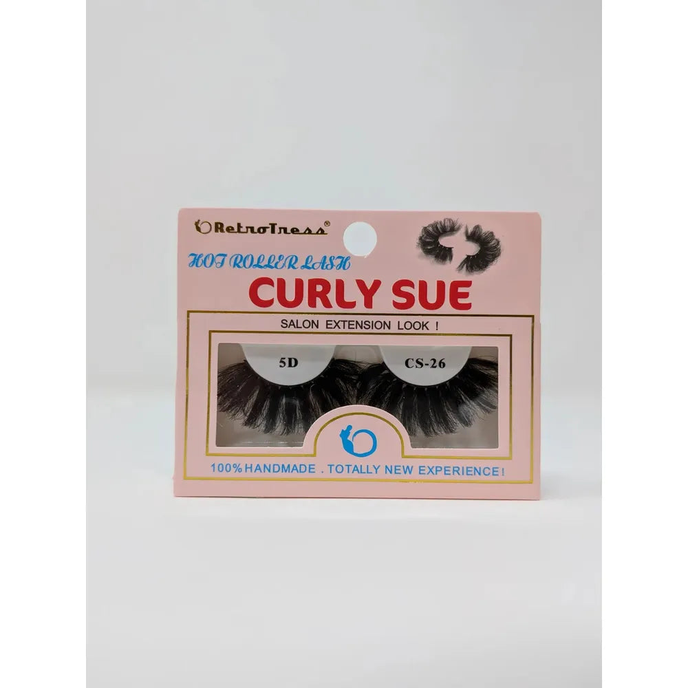 Retrotress Curly Sue Lashes – Hot Roller Lash Salon Extension Look | 100% Handmade | Available in Sizes #1 - #30 - Beauty Exchange Beauty Supply