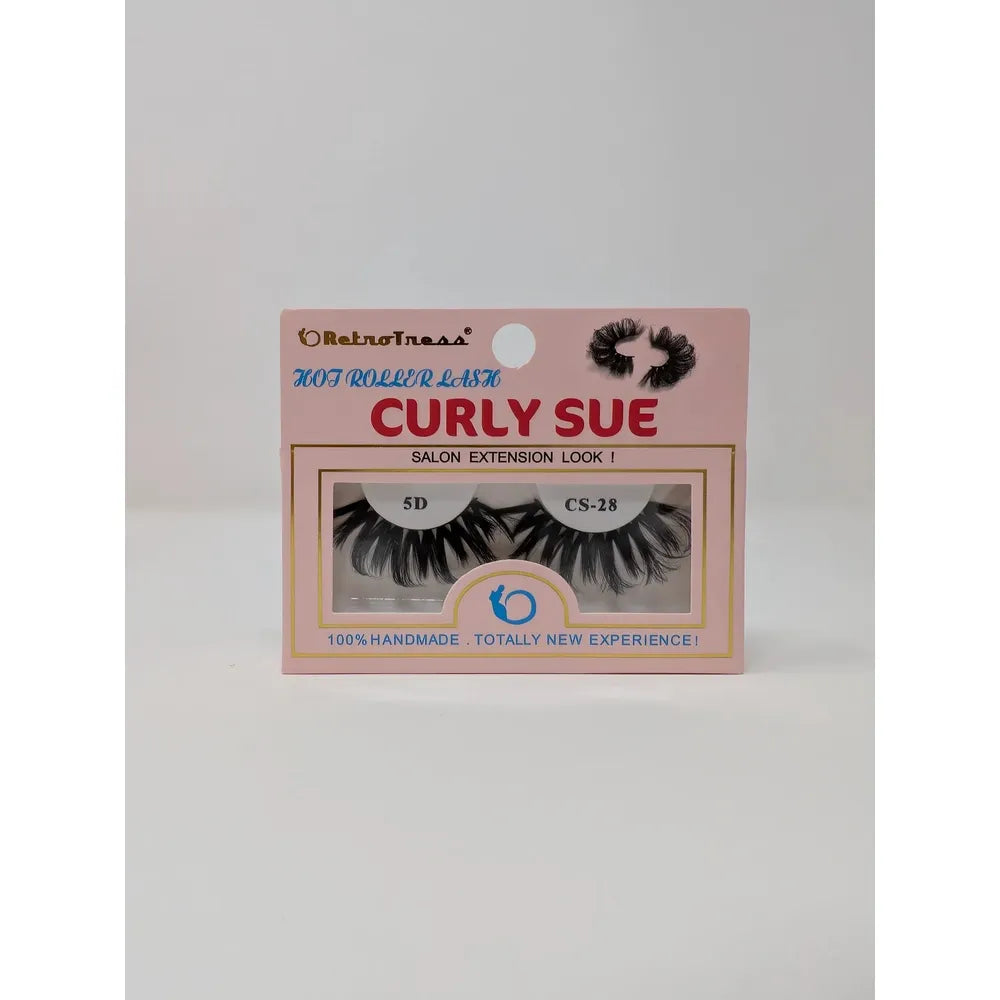 Retrotress Curly Sue Lashes – Hot Roller Lash Salon Extension Look | 100% Handmade | Available in Sizes #1 - #30 - Beauty Exchange Beauty Supply