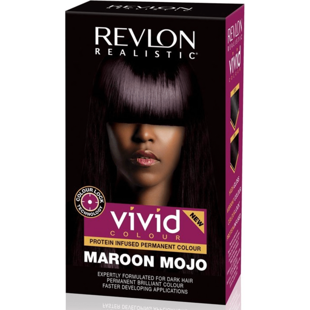 Revlon Realistic Vivid Colour – Permanent Hair Color Infused with Protein (5 Bold Shades) - Beauty Exchange Beauty Supply
