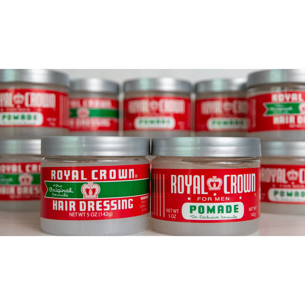 Royal Crown | 2 Variants - Hair Dressing & Pomade for Men | Classic Styling for All Hair Types – 5 oz (2 Variants) - Beauty Exchange Beauty Supply