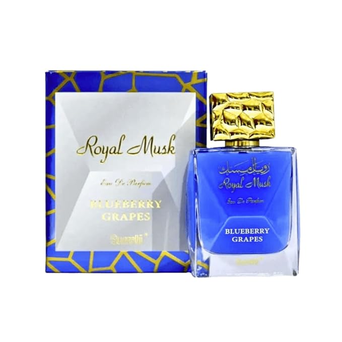 Royal Musk Eau de Parfum โ Caramel Toffee, Blueberry Grapes, & Patchouli Apple โ 100ML (3.4 OZ) - Beauty Exchange Beauty Supply