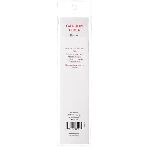 Red by Kiss Carbon Fiber Parting Rat Tail Comb