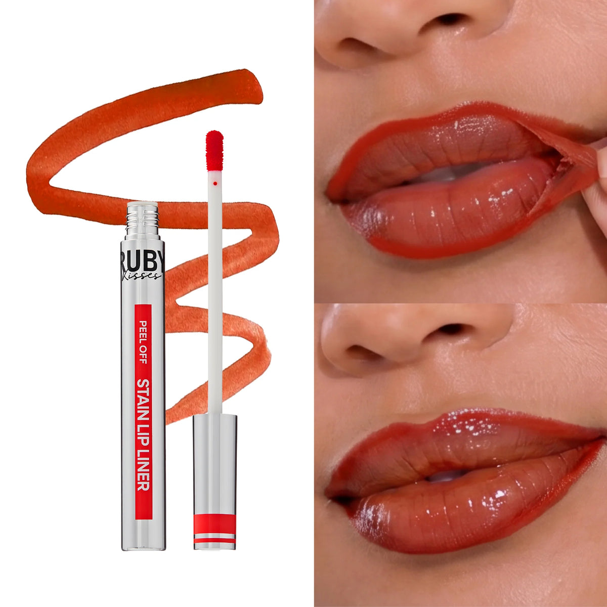 Ruby Kisses Peel Off Stain Lip Liner – 1.5ml