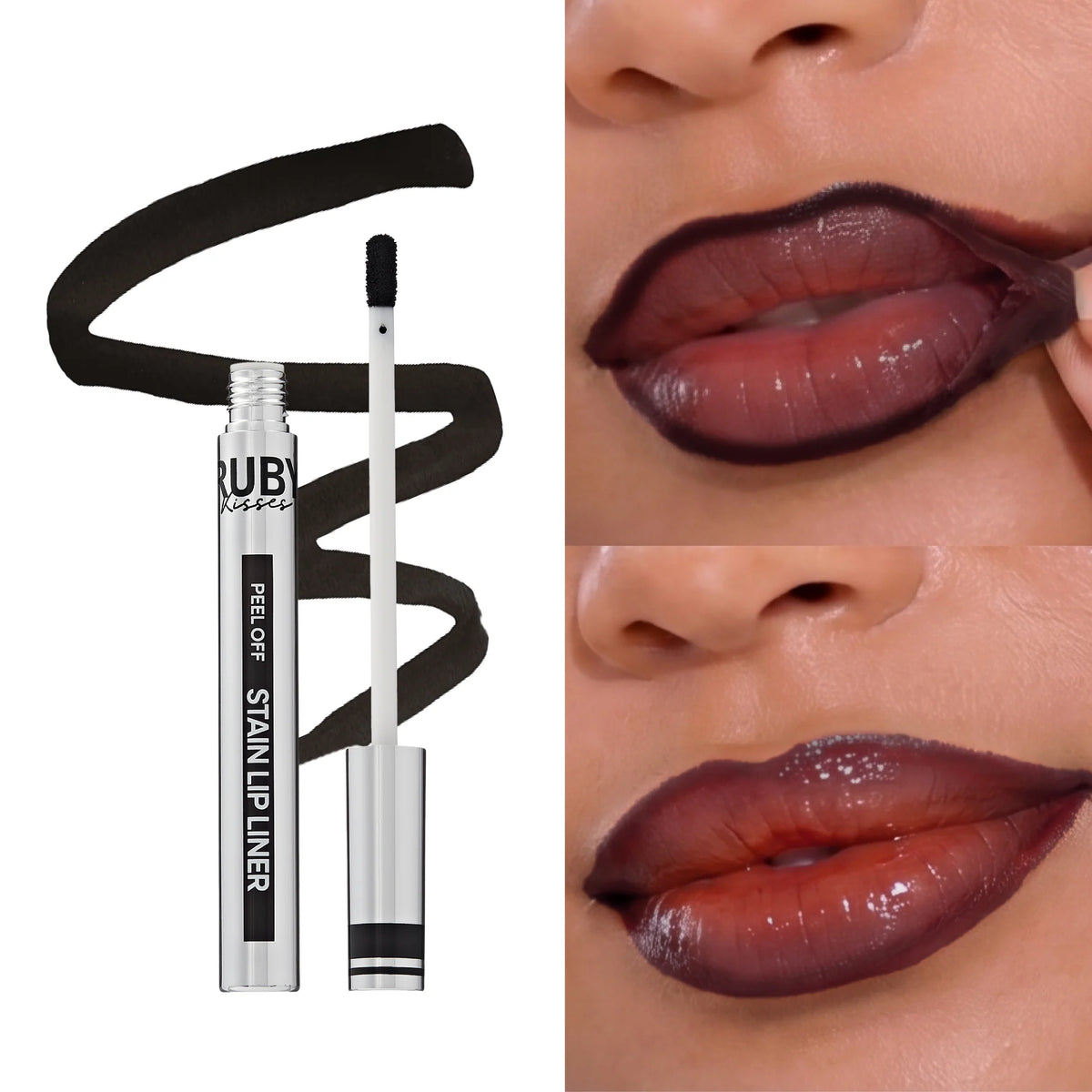 Ruby Kisses Peel Off Stain Lip Liner – 1.5ml