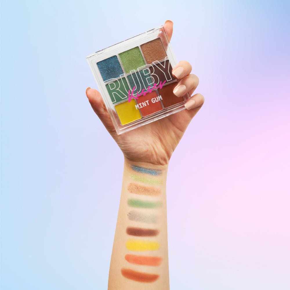 Ruby Kisses 2 - in - 1 Makeup Palette – For Eyes & Face | 3 Travel - Inspired Shades - Beauty Exchange Beauty Supply