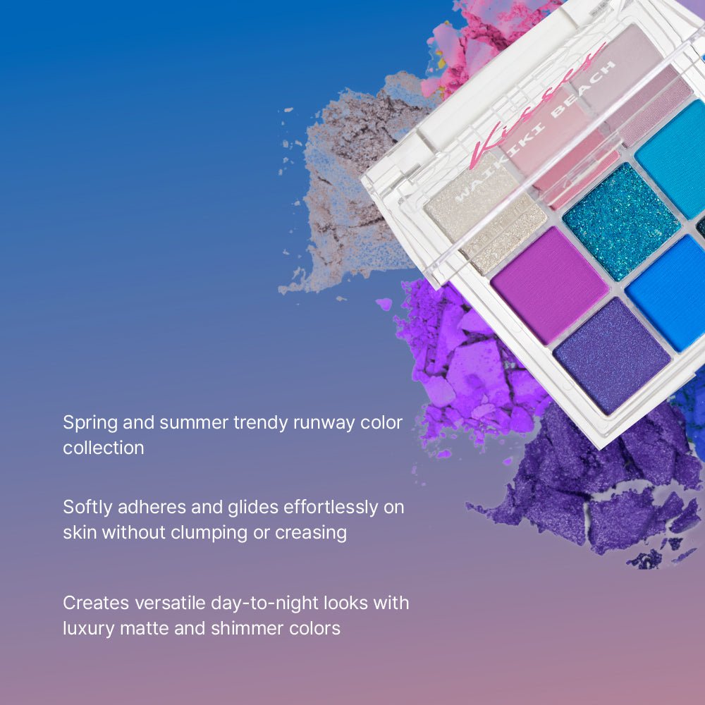 Ruby Kisses 2 - in - 1 Makeup Palette – For Eyes & Face | 3 Travel - Inspired Shades - Beauty Exchange Beauty Supply