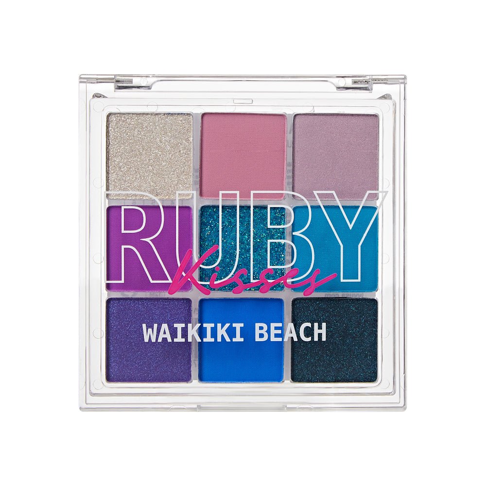 Ruby Kisses 2 - in - 1 Makeup Palette – For Eyes & Face | 3 Travel - Inspired Shades - Beauty Exchange Beauty Supply
