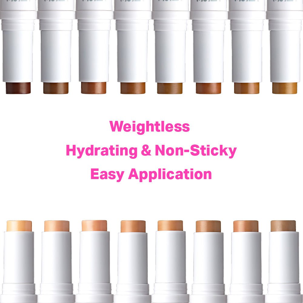 Ruby Kisses 3 - in - 1 Stick Foundation – Foundation, Concealer & Contour In One! | 9.1g / 0.32 oz | 8 Shades - Beauty Exchange Beauty Supply