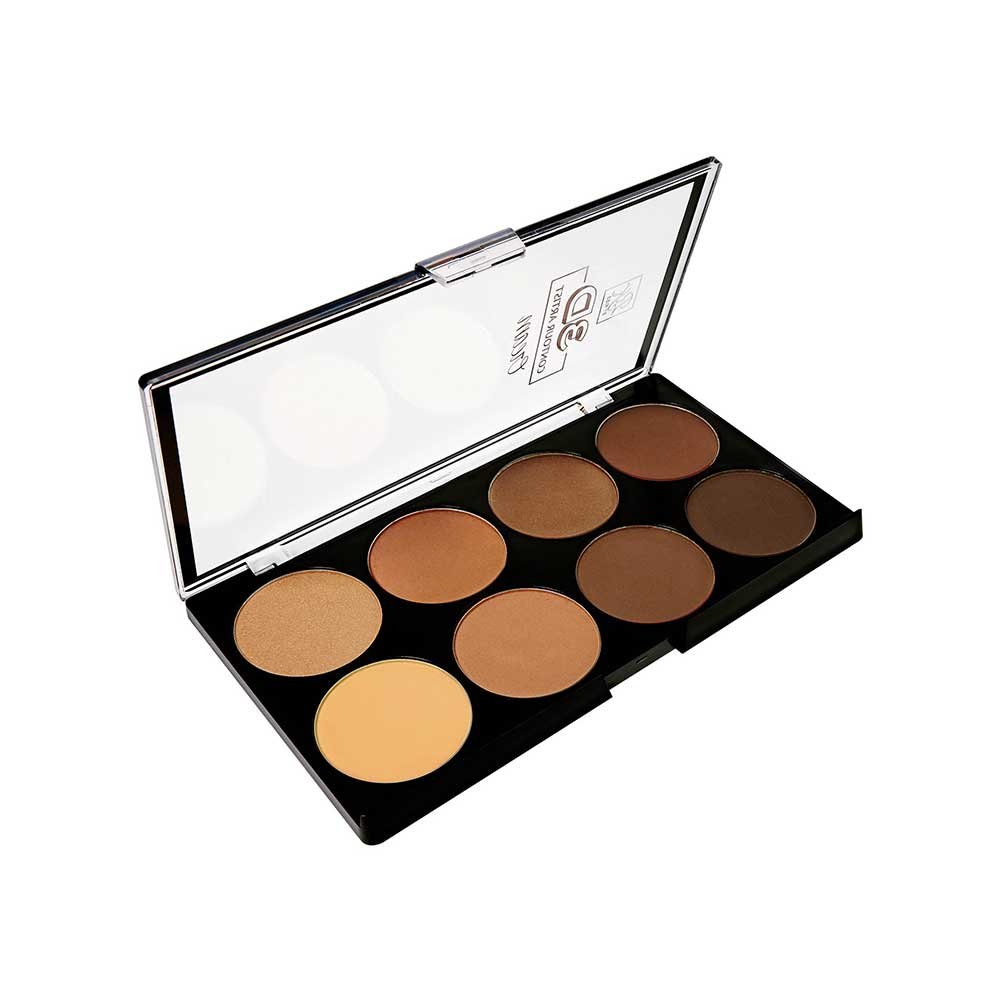 Ruby Kisses 3D Contour Powder – Get a Defined Look | 2 Shades | 3.6gx8 - Beauty Exchange Beauty Supply