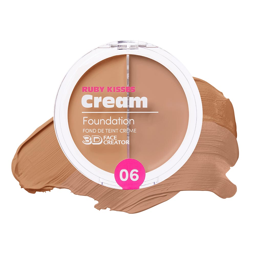 Ruby Kisses 3D Face Creator – Duo Cream Foundation & Concealer - Beauty Exchange Beauty Supply