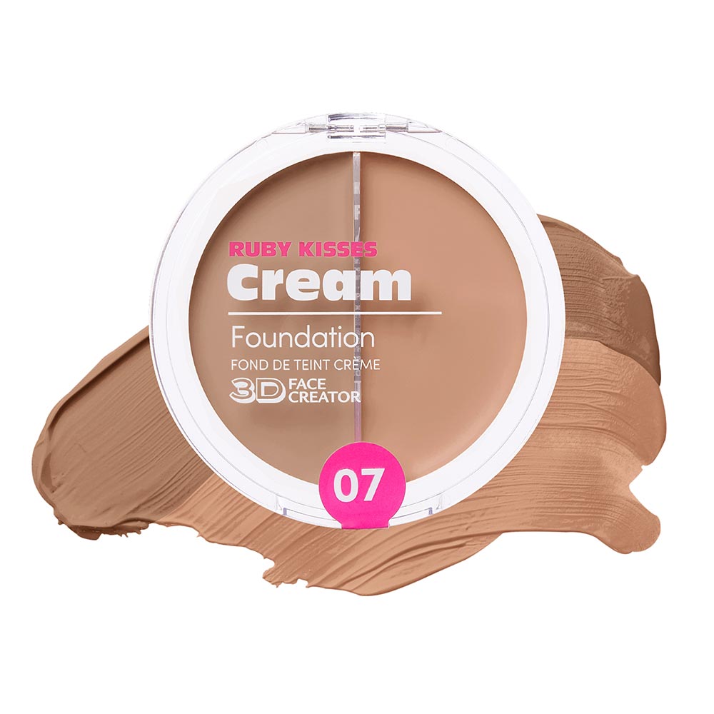 Ruby Kisses 3D Face Creator – Duo Cream Foundation & Concealer - Beauty Exchange Beauty Supply
