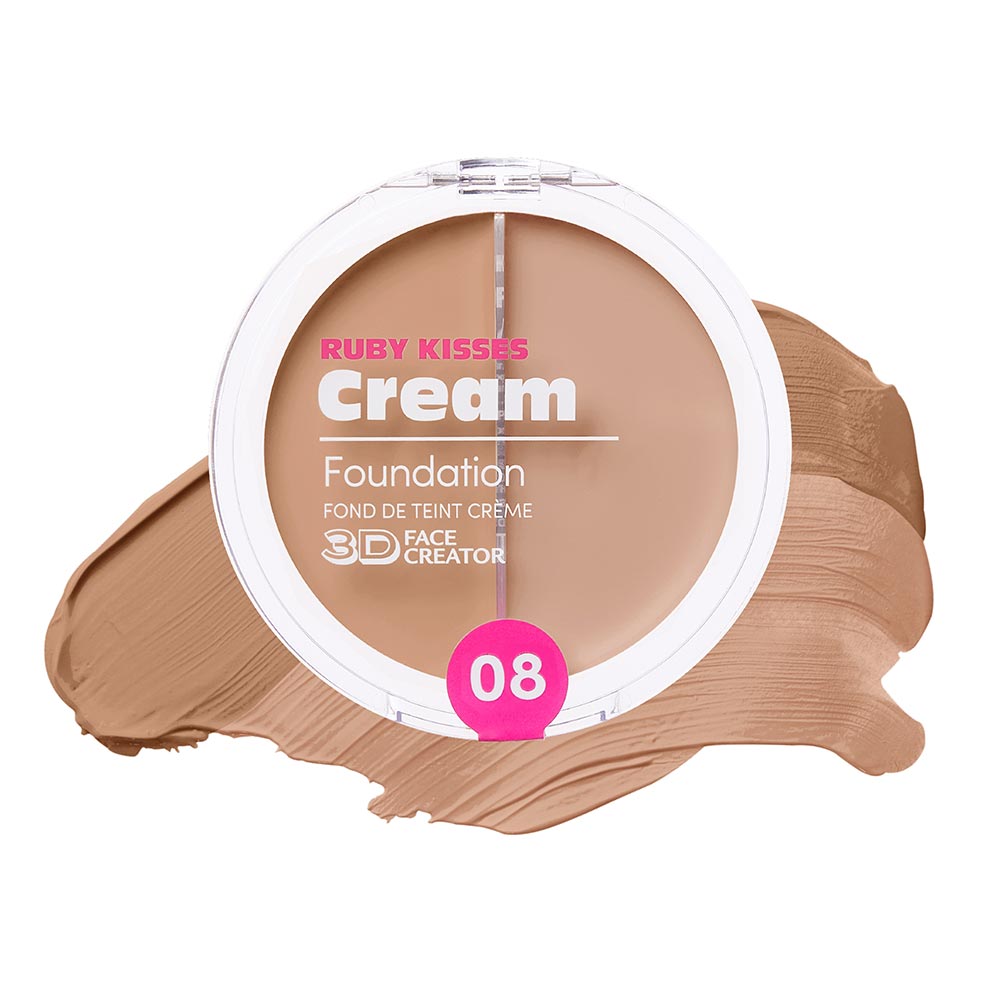 Ruby Kisses 3D Face Creator – Duo Cream Foundation & Concealer - Beauty Exchange Beauty Supply
