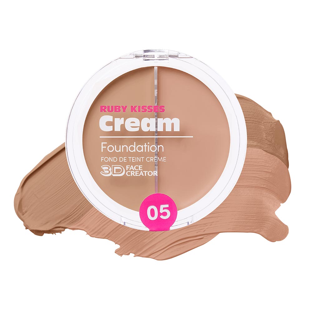 Ruby Kisses 3D Face Creator – Duo Cream Foundation & Concealer - Beauty Exchange Beauty Supply