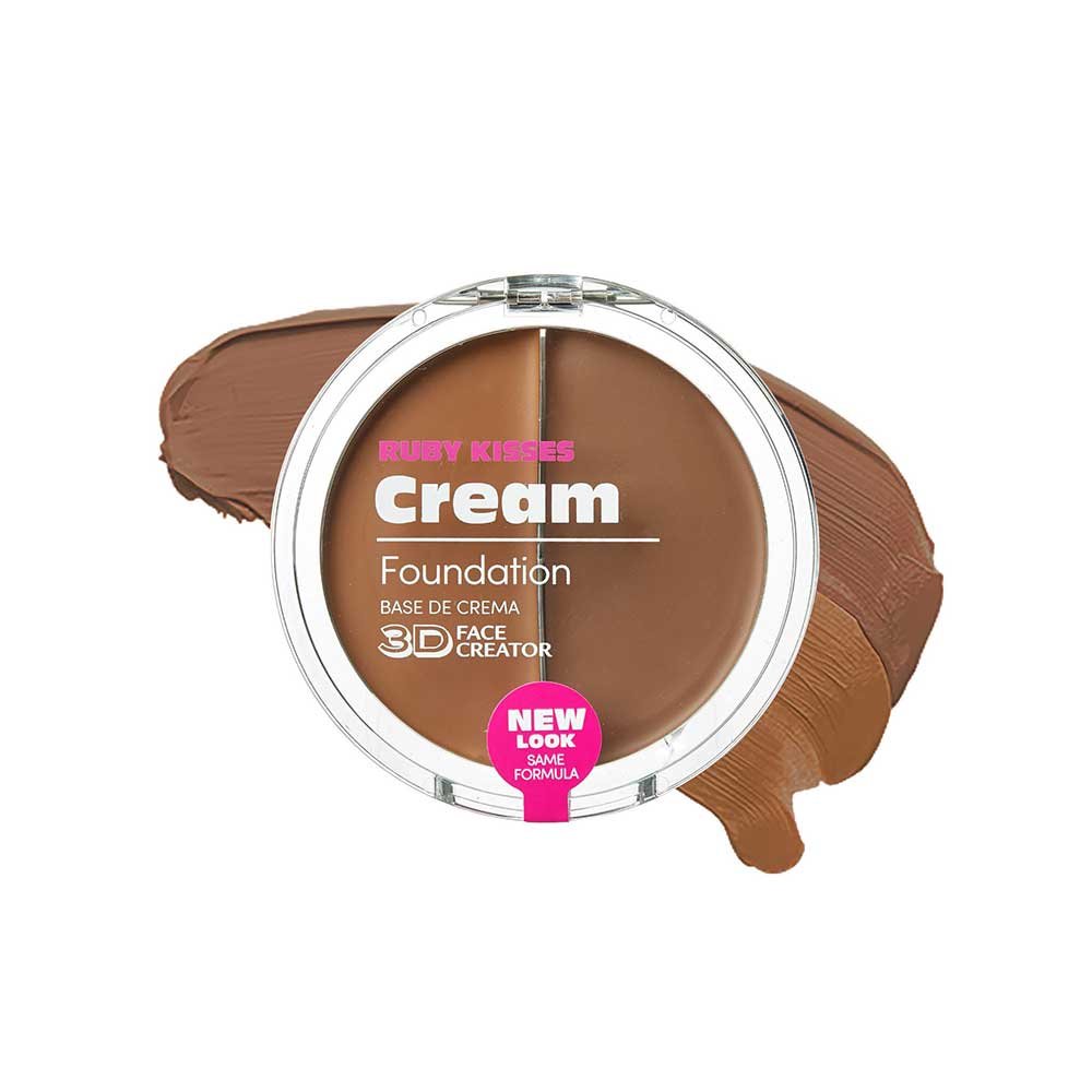 Ruby Kisses 3D Face Creator – Duo Cream Foundation & Concealer | Levels 9–15 - Beauty Exchange Beauty Supply