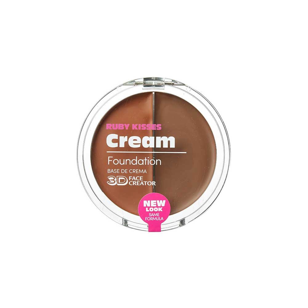 Ruby Kisses 3D Face Creator – Duo Cream Foundation & Concealer | Levels 9–15 - Beauty Exchange Beauty Supply