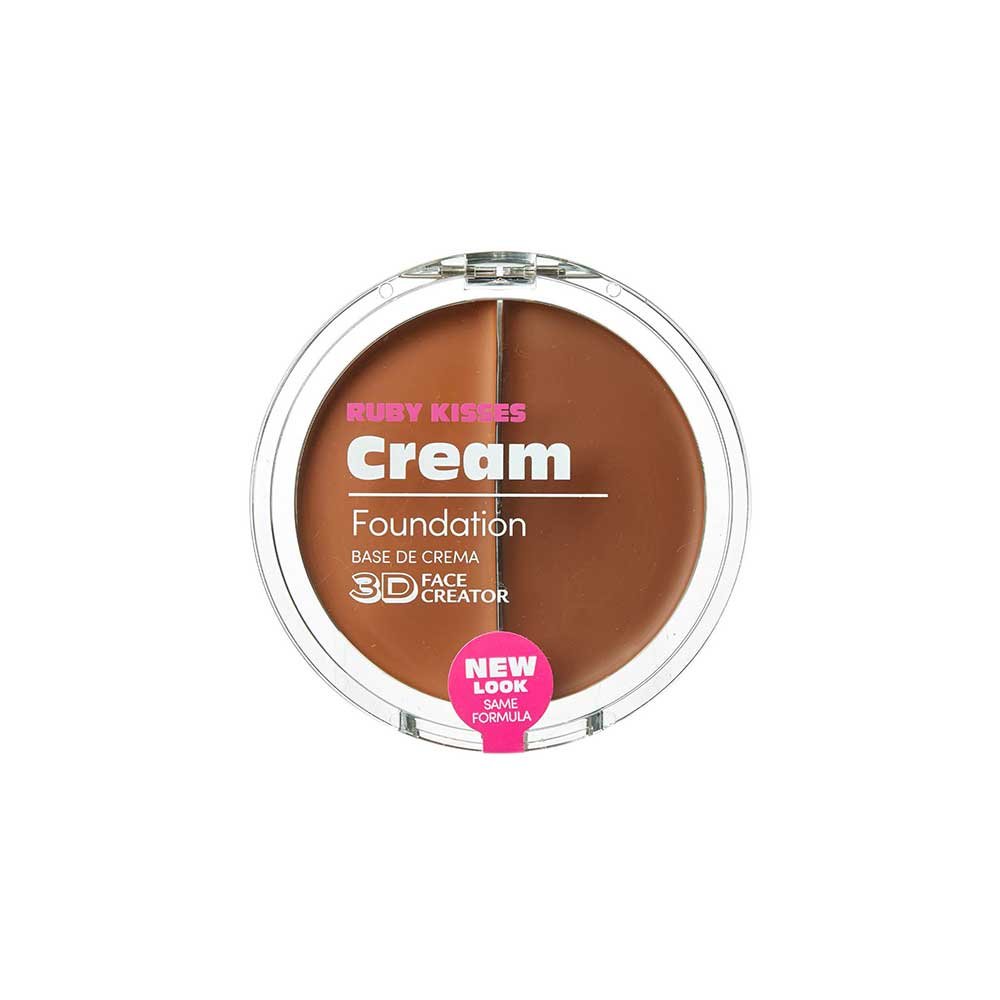 Ruby Kisses 3D Face Creator – Duo Cream Foundation & Concealer | Levels 9–15 - Beauty Exchange Beauty Supply