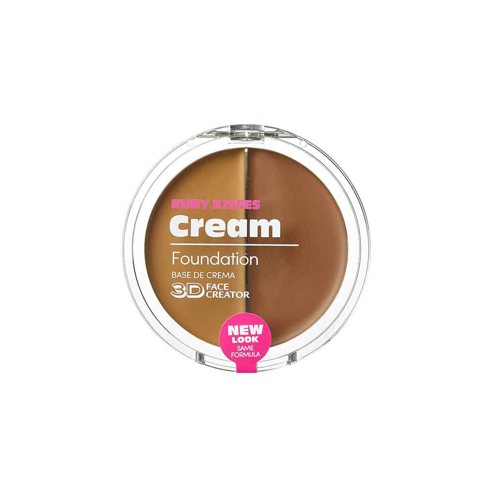 Ruby Kisses 3D Face Creator – Duo Cream Foundation & Concealer | Levels 9–15 - Beauty Exchange Beauty Supply