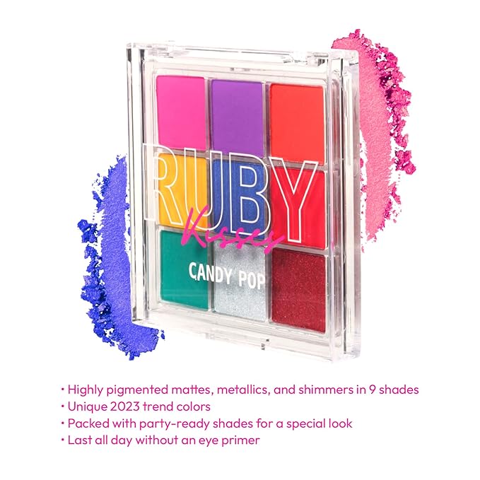 Ruby Kisses 9 - Color Eyeshadow Palette - Beauty Exchange Beauty Supply