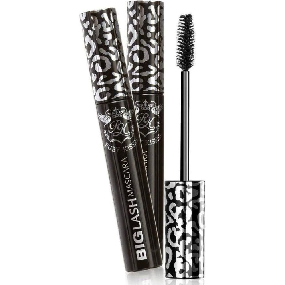 Ruby Kisses Big Lash Volumizing Mascara โ Very Black | Mega Volume, Bold Impact, All - Day Wear - Beauty Exchange Beauty Supply