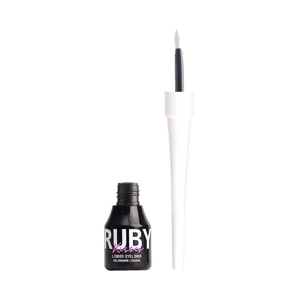 Ruby Kisses Classic Liquid Eyeliner – Bold, Precise, & Long - Wearing | 6 Shades | 0.10 oz (3g) - Beauty Exchange Beauty Supply