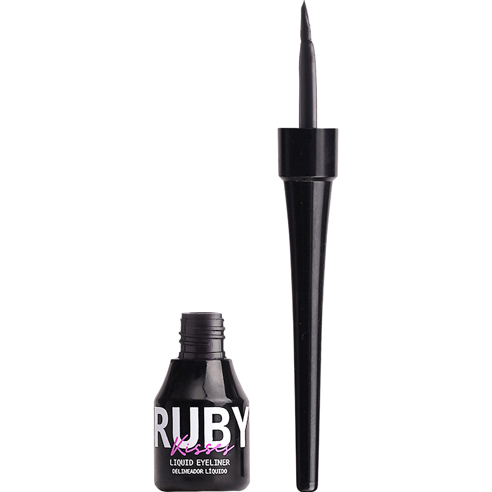 Ruby Kisses Classic Liquid Eyeliner – Bold, Precise, & Long - Wearing | 6 Shades | 0.10 oz (3g) - Beauty Exchange Beauty Supply