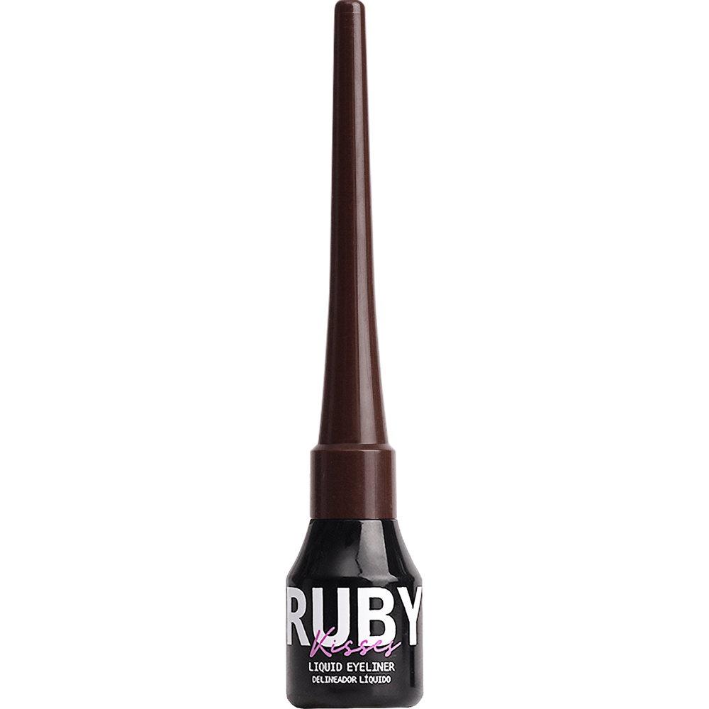 Ruby Kisses Classic Liquid Eyeliner – Bold, Precise, & Long - Wearing | 6 Shades | 0.10 oz (3g) - Beauty Exchange Beauty Supply