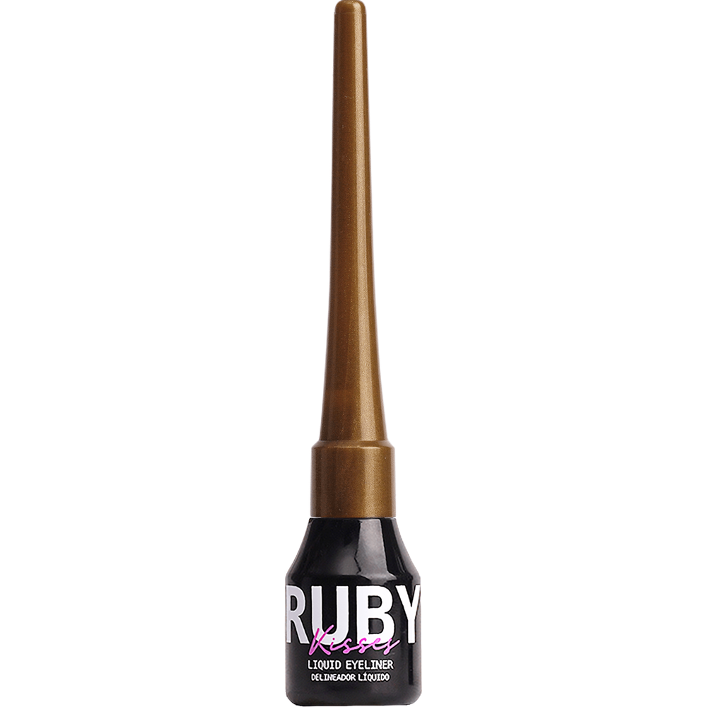 Ruby Kisses Classic Liquid Eyeliner – Bold, Precise, & Long - Wearing | 6 Shades | 0.10 oz (3g) - Beauty Exchange Beauty Supply