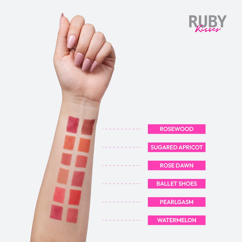 Ruby Kisses Duo Cream Blush – Solid & Shimmer Color in One | 2 Gorgeous Shades - Beauty Exchange Beauty Supply