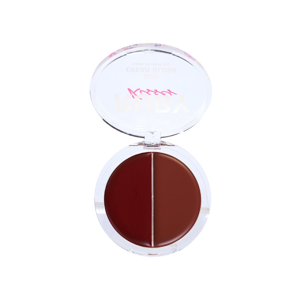 Ruby Kisses Duo Cream Blush – Solid & Shimmer Color in One | 6 Gorgeous Shades - Beauty Exchange Beauty Supply