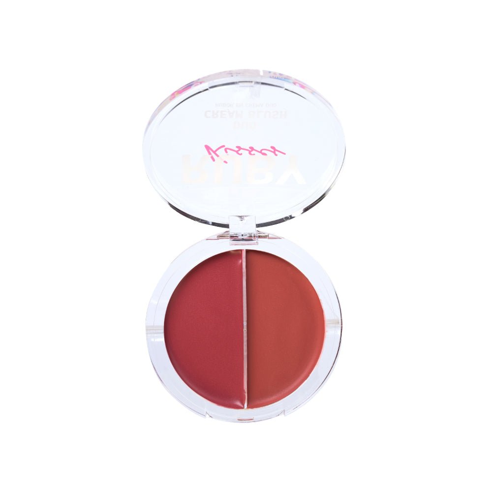 Ruby Kisses Duo Cream Blush – Solid & Shimmer Color in One | 6 Gorgeous Shades - Beauty Exchange Beauty Supply