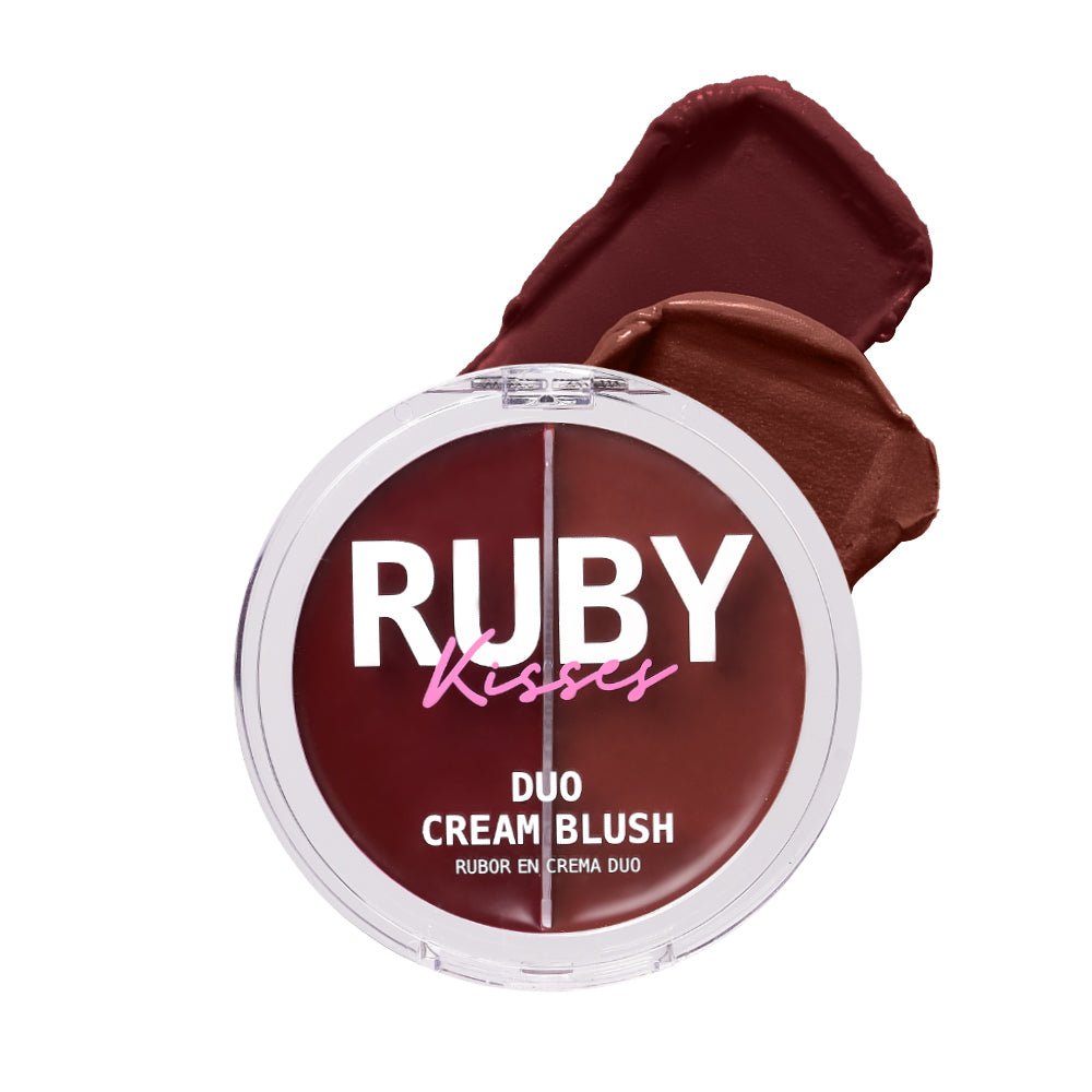 Ruby Kisses Duo Cream Blush – Solid & Shimmer Color in One | 6 Gorgeous Shades - Beauty Exchange Beauty Supply
