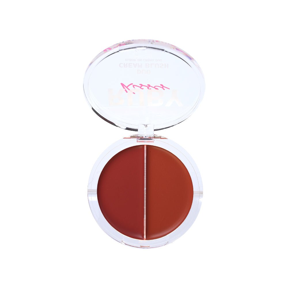 Ruby Kisses Duo Cream Blush – Solid & Shimmer Color in One | 6 Gorgeous Shades - Beauty Exchange Beauty Supply