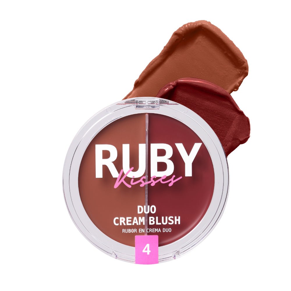 Ruby Kisses Duo Cream Blush – Solid & Shimmer Color in One | 6 Gorgeous Shades - Beauty Exchange Beauty Supply