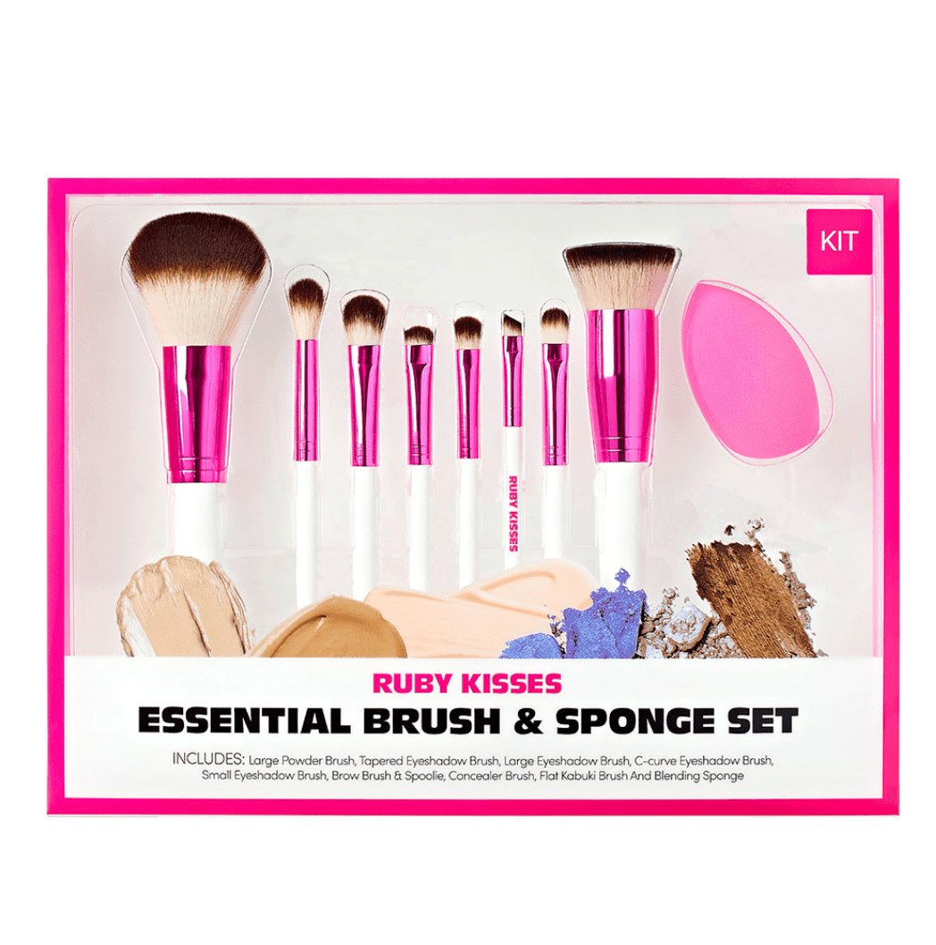 Ruby Kisses Essential Brush & Sponge Set - Beauty Exchange Beauty Supply