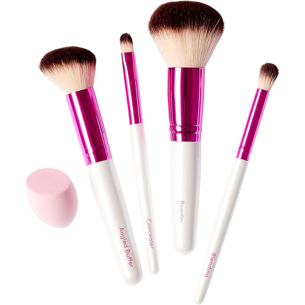 Ruby Kisses Eyeshadow Makeup Brush โ Precision Eye Tools for Seamless Blending | Tapered, C - Curve, Small - Beauty Exchange Beauty Supply