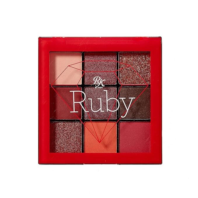 Ruby Kisses Eyeshadow Palette – 9 Richly Pigmented Colors - Beauty Exchange Beauty Supply