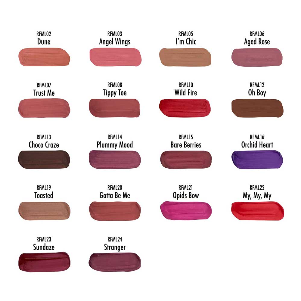 Ruby Kisses Forever Matte Liquid Lipstick – Vivid, Trendy Colors | Long - Lasting Matte Finish | 17 Shades - Beauty Exchange Beauty Supply