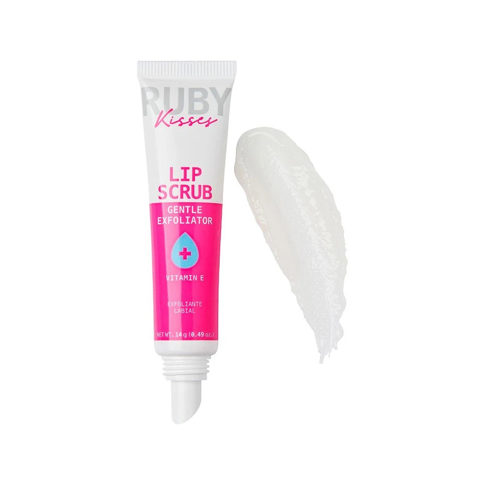 Ruby Kisses Gentle Lip Scrub – Exfoliating & Smoothing with Vitamin E | Hydrating Lip Treatment | 14g - Beauty Exchange Beauty Supply