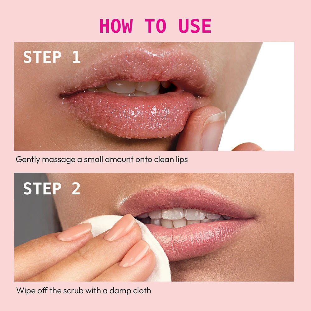 Ruby Kisses Gentle Lip Scrub – Exfoliating & Smoothing with Vitamin E | Hydrating Lip Treatment | 14g - Beauty Exchange Beauty Supply