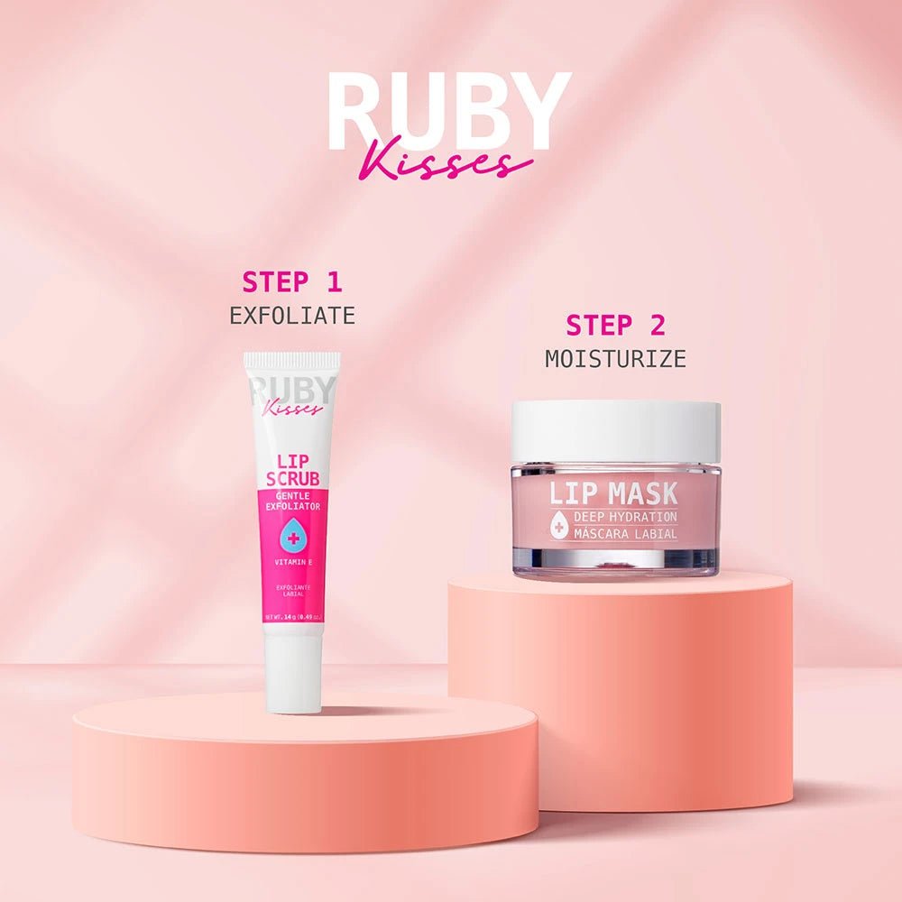 Ruby Kisses Gentle Lip Scrub – Exfoliating & Smoothing with Vitamin E | Hydrating Lip Treatment | 14g - Beauty Exchange Beauty Supply
