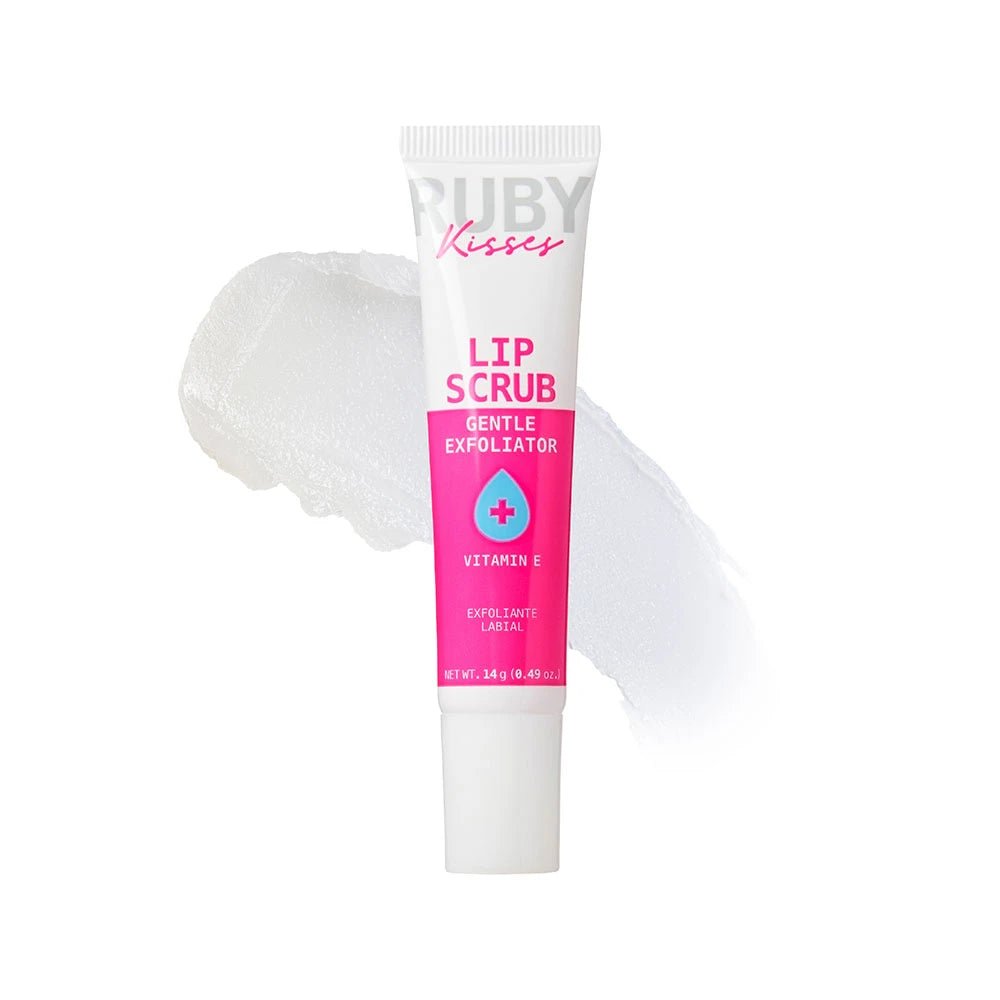 Ruby Kisses Gentle Lip Scrub – Exfoliating & Smoothing with Vitamin E | Hydrating Lip Treatment | 14g - Beauty Exchange Beauty Supply