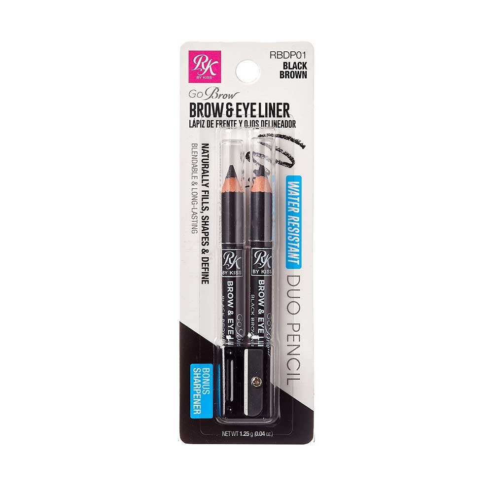 Ruby Kisses Go Brow Duo Pencil – Dual - Ended - Beauty Exchange Beauty Supply