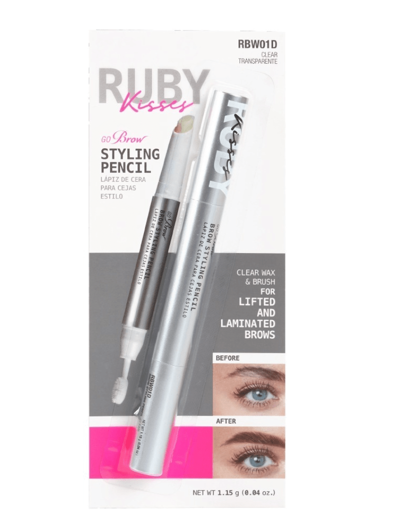 Ruby Kisses Go Brow Wax Pencil – Clear Wax - Beauty Exchange Beauty Supply