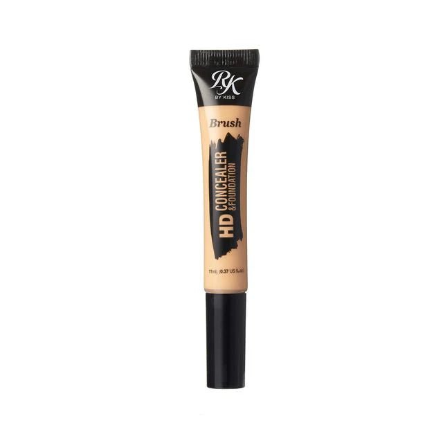 Ruby Kisses HD Concealer & Foundation Brush – Flawless Full Coverage Face Makeup | 6 Shades | 0.37 oz - Beauty Exchange Beauty Supply