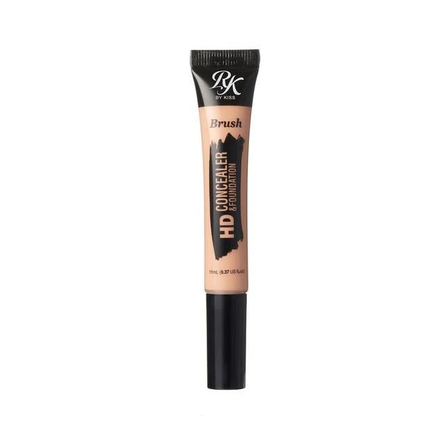 Ruby Kisses HD Concealer & Foundation Brush – Flawless Full Coverage Face Makeup | 6 Shades | 0.37 oz - Beauty Exchange Beauty Supply