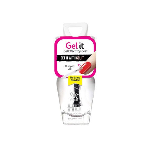 Ruby Kisses HD Gel It Top Coat – High - Gloss Gel - Like Finish, No UV Needed (15ml / 0.5oz) - Beauty Exchange Beauty Supply